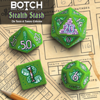 Stealth Stash - Luxury 7-Die RPG set