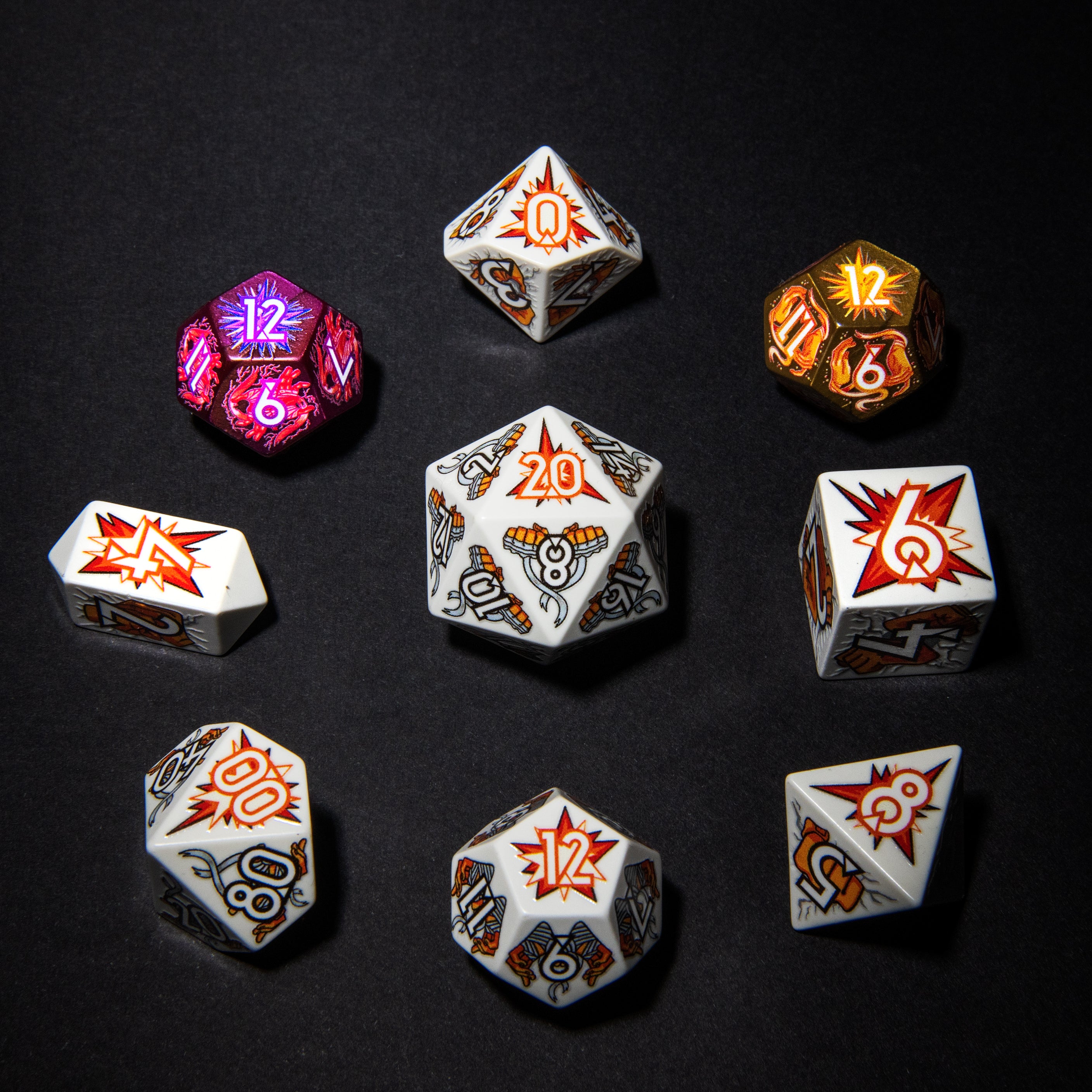 Daggerheart: Hope & Fear Dice Set - Brawler