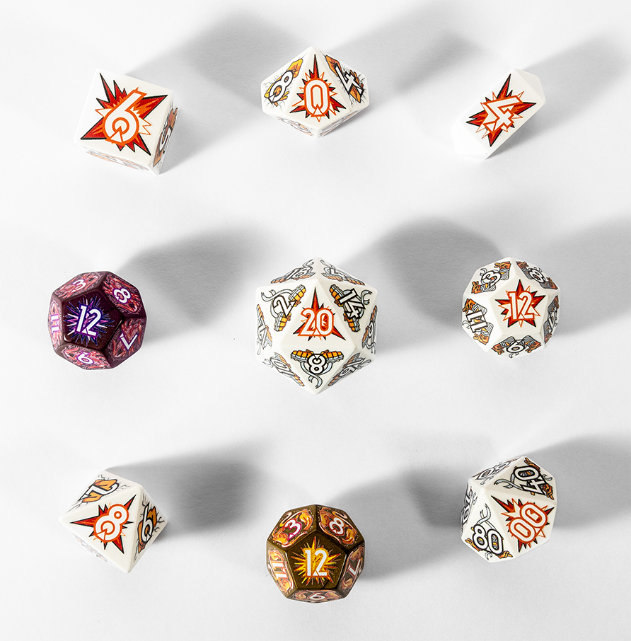 Daggerheart: Hope & Fear Dice Set - Brawler