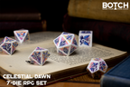 Celestial Dawn - Luxury 7-Die RPG Set