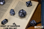 Heart of Darkness - Luxury 7-Die RPG Set
