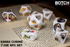 Kawaii Cuisine - Luxury 7-Die RPG Set