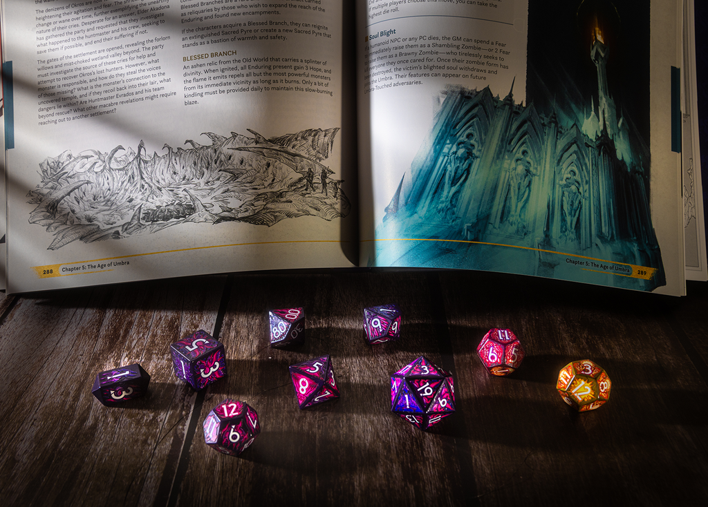 Daggerheart: Hope & Fear Dice Set - Warlock