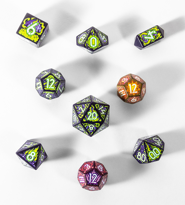 Daggerheart: Hope & Fear Dice Set - Witch